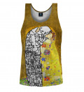 Lost Kiss Tank Top, zainspirowany twórczością Gustava Klimta