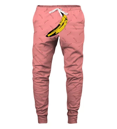 spodnie z motywem banana