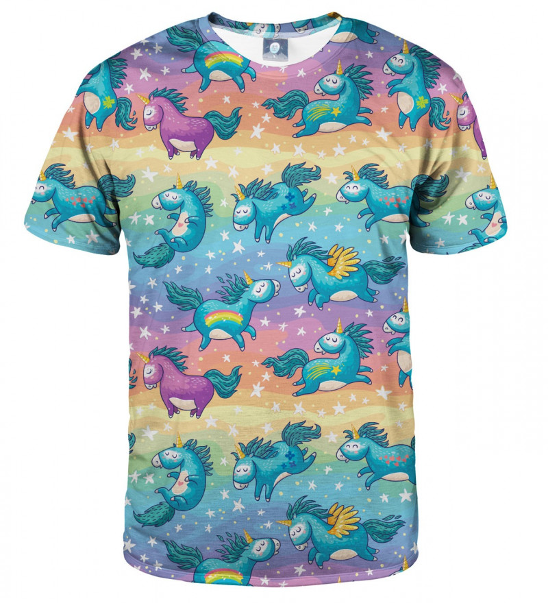 tshirt with unicorns motive