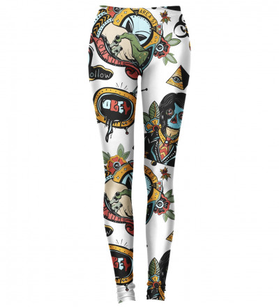 leggings with ufo motive