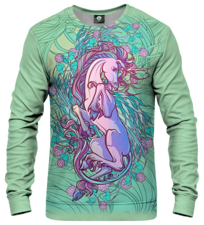 sweatshirt with pegasus motive