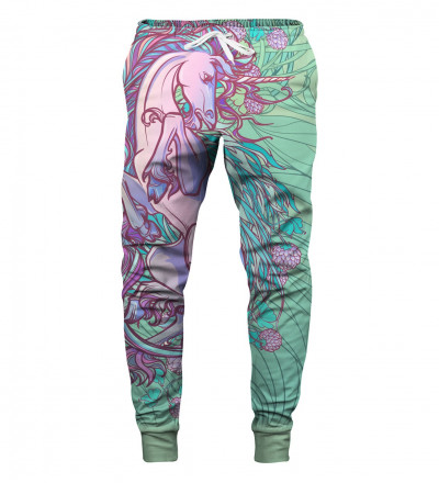 sweatpants with pegasus motive