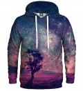 bluza  z kapturem z motywem drzewa