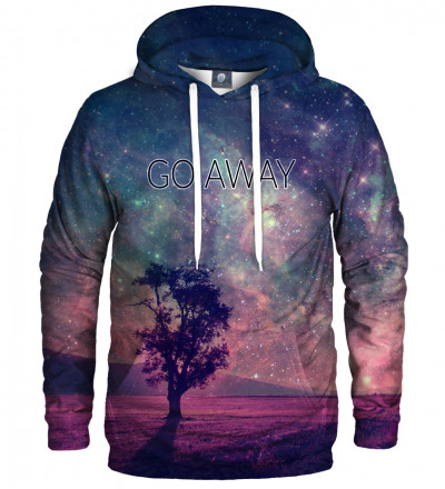 bluza  z kapturem z motywem drzewa