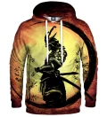 hoodie with samurai motive
