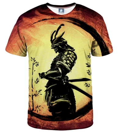 tshirt with samurai motive
