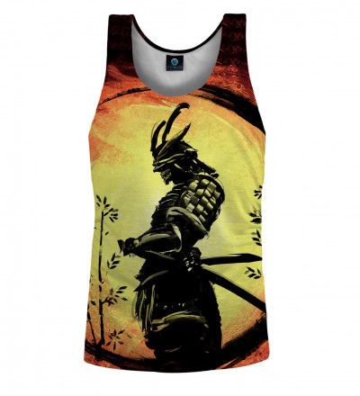 tank top with samurai motive