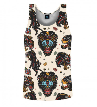 tank top with panther motive