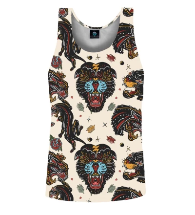 tank top with panther motive