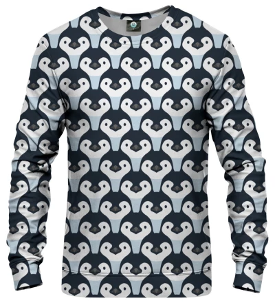 sweatshirt with penguins motive