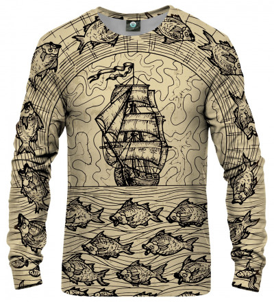 sweatshirt with sailing motive