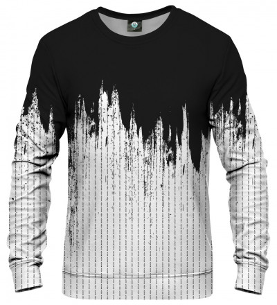 black and white sweatshirt