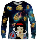 sweatshirt with cosmos and snow white motive