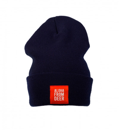 navy beanie