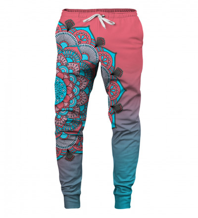 sweatpants with mandala motive
