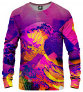 sweatshirt with great wave motive
