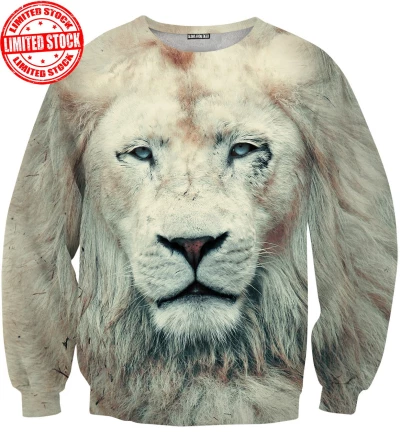 sweater with lion motive