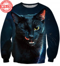 Black cat Sweater