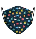 Space Invaders Face Mask