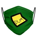 Green Dum Dum Face Mask