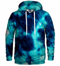 Bluza z kapturem Blue Tie Dye