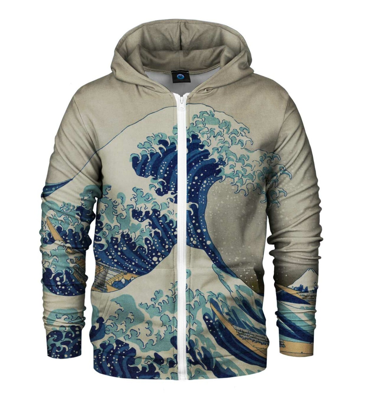 Great Wave Zip Up Hoodie - Official Store