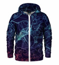 Light & Dark Zip Up Hoodie