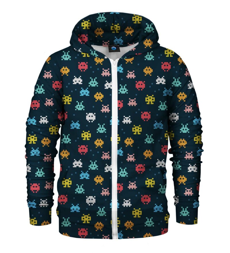 Space Invaders Zip Up Hoodie - Official Store