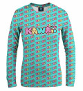 Kawaii Teal women sweatshirt
