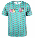 T-shirt Kawaii Teal
