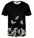 T-shirt Black Cranes