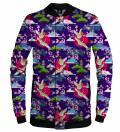 Colorful Cranes baseball jacket