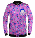 Kabuki Mask Pink baseball jacket