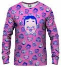 Kabuki Mask Pink Sweatshirt