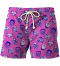 Kabuki Mask Pink shorts
