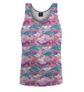 Origami Waves Tank Top