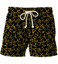 Szorty kąpielowe Tokyo Japan Yellow