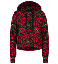 Chillies Cropped Hoodie
