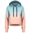 Ombre Cropped Hoodie