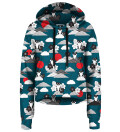Shiba inu Cropped Hoodie