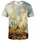 T-shirt The battle of Trafalgar, inspirowany twórczością Williama Turner'a