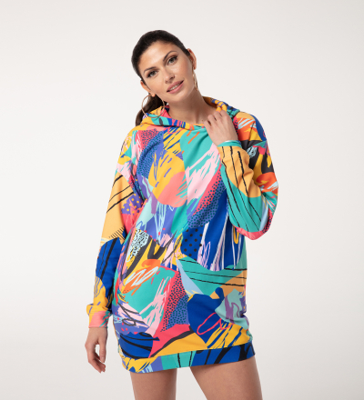 Fiesta Hoodie Oversize Dress