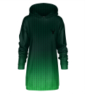 Sukienka oversize z kapturem Fk You Green Land