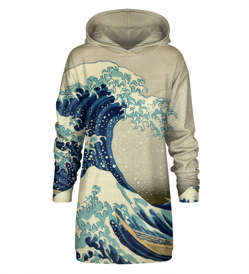 Big Wave Hoodie Oversize Dress