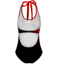 Anti-Social Bloodshot open back swimsuit