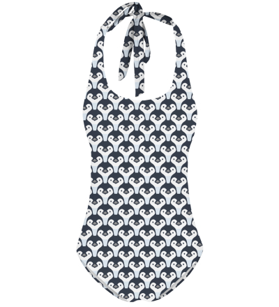 Penguin open back swimsuit
