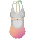 Colorful Ombre open back swimsuit