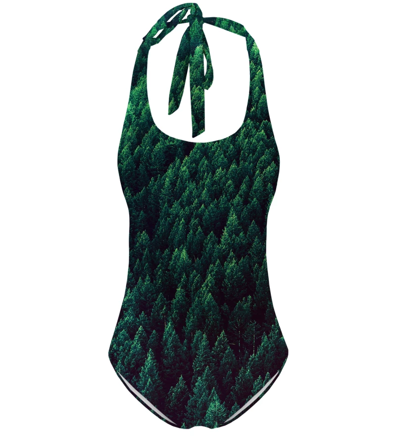 Forest open back swimsuit