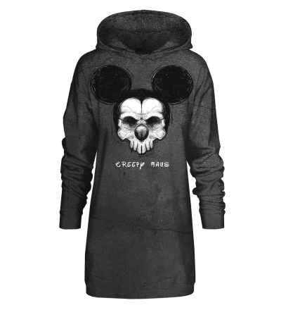Creepy Mouse Hoodie Oversize Dress
