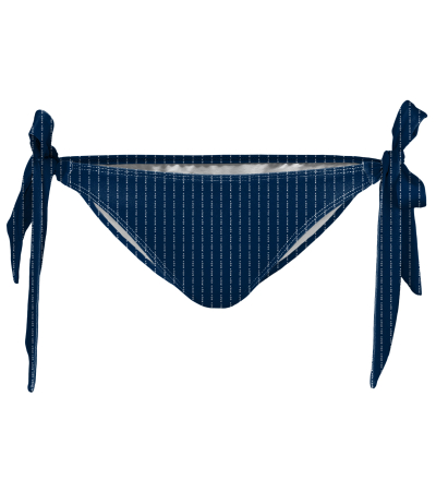 Dół od bikini z związaniami Fk you navy